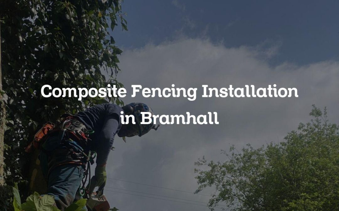 Composite Fencing Installation in Bramhall